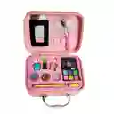 Maleta Kit De Maquillaje Unicornio Niñas Juguete Esmaltes