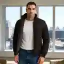 Chaqueta Impermeable Para Hombre Con Interior En Tela Ovejera Raner Negra Talla M