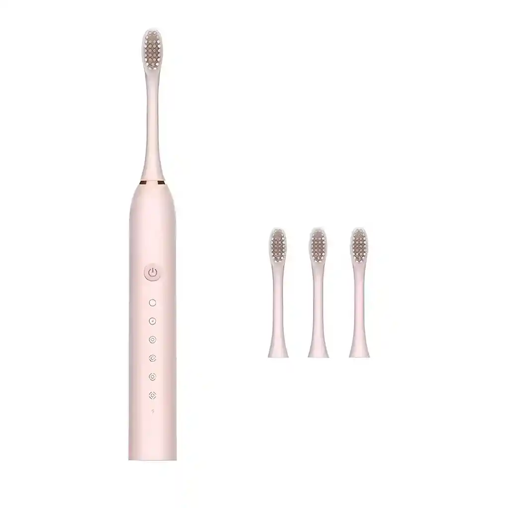 Cepillo Electrico Recargable Portatil + 3 Cabezales Unisex