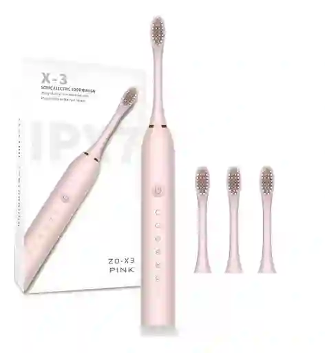 Cepillo Electrico Recargable Portatil + 3 Cabezales Unisex