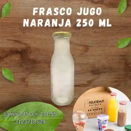 Frasco Jugo Naranja 250 Ml