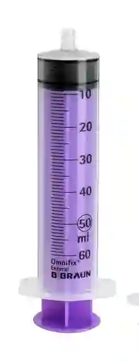 Jeringa De Alimentacion 60ml Monoject X Unidad