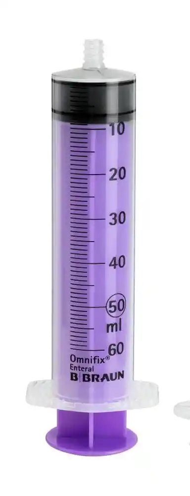 Jeringa De Alimentacion 60ml Monoject X Unidad