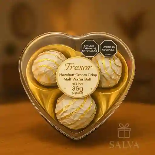 Chocolate Tresor 3 Unidades Corazón