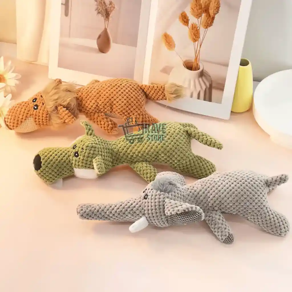 Peluche Mordedor Para Mascotas Perro Con Sonido