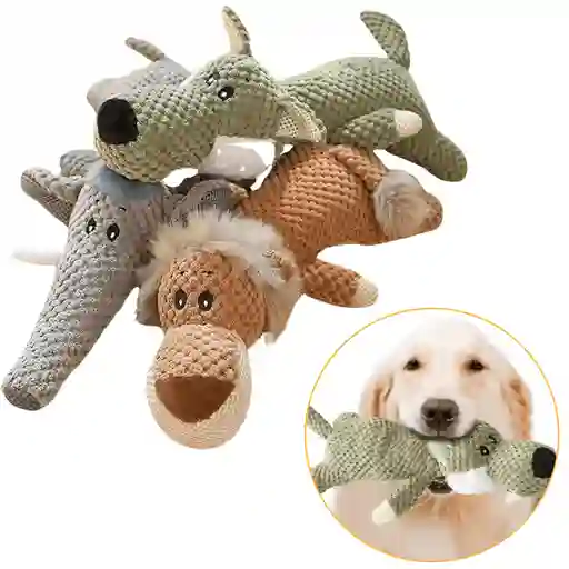 Peluche Mordedor Para Mascotas Perro Con Sonido