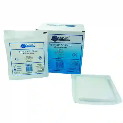 Gasa No Tejida Esteril 7.5cm X 7.5cm X 5 Unds Kennedy X Caja