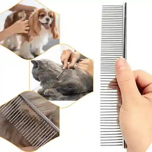 Peinilla Para Perros Y Gatos Metalica Peine Quita Nudos