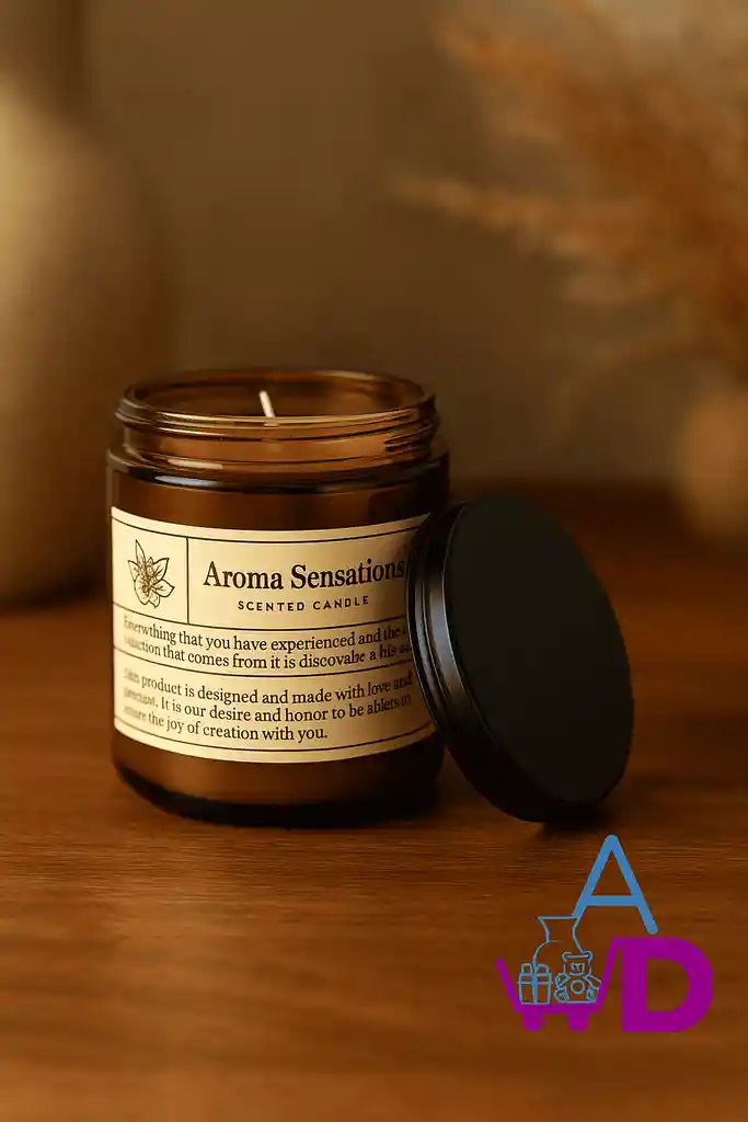 Vela Aromática De Rosa De Sándalo – Enjoy The Good Times