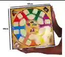 Parques Plegable X4 Y X6 Jugadores Magnetico 40x40cm + Fichas