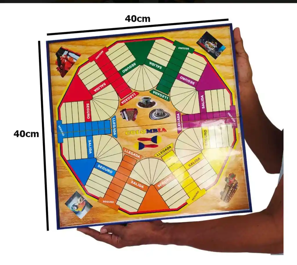 Parques Plegable X4 Y X6 Jugadores Magnetico 40x40cm + Fichas