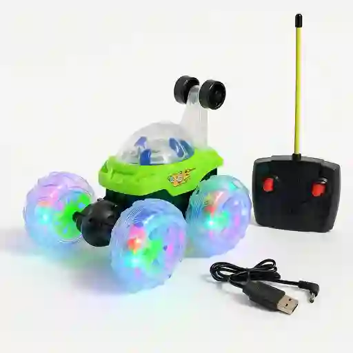 Carro Loco A Control Remoto Tumble King 3d Luces Y Sonidos Giros Acrobáticos