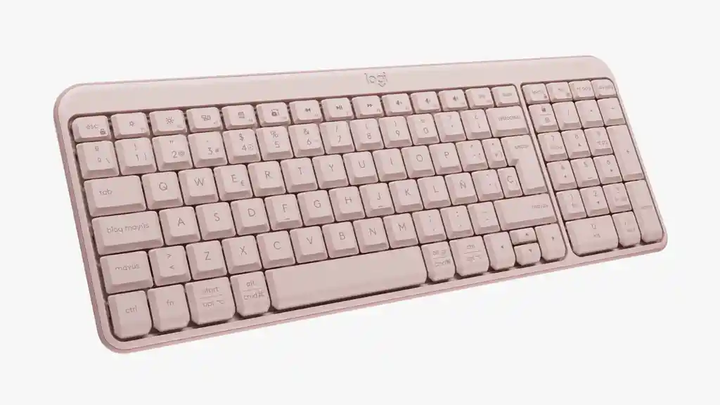 Logitech Teclado K250 Bluetooth Rosado