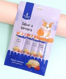 Snack Cremoso Para Perros Ternera Calabaza * 5und