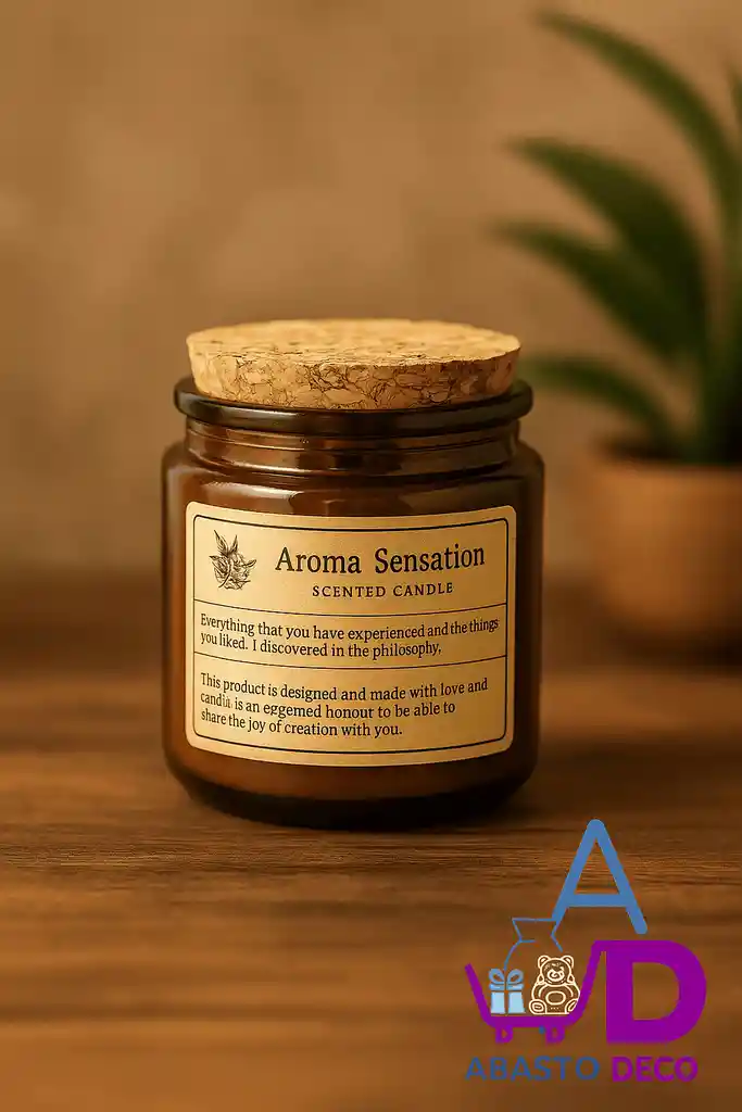 🕯️ Vela Aromática Flor De Té Blanco Y Lichi – Relajación Y Estilo