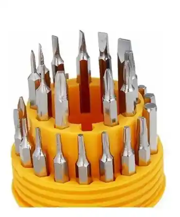 Juego De 31 Llaves De Precisión: Torx, Allen, Phillips Y