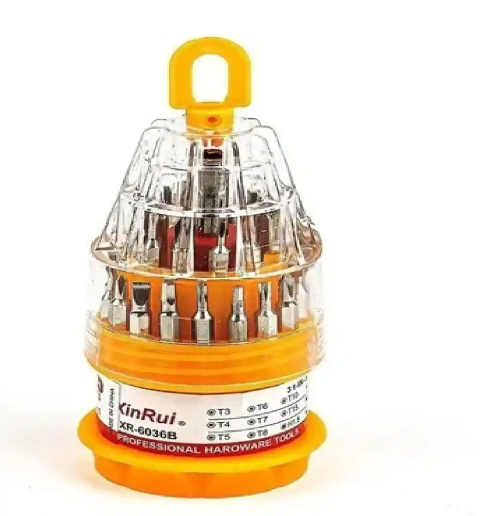 Juego De 31 Llaves De Precisión: Torx, Allen, Phillips Y