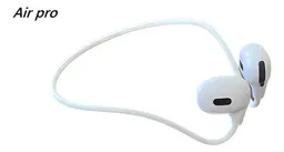 Audífonos Deportivos Blancos Inalámbricos Bluetooth Banda Cuello Pro Air