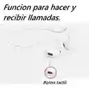 Audífonos Deportivos Blancos Inalámbricos Bluetooth Banda Cuello Pro Air