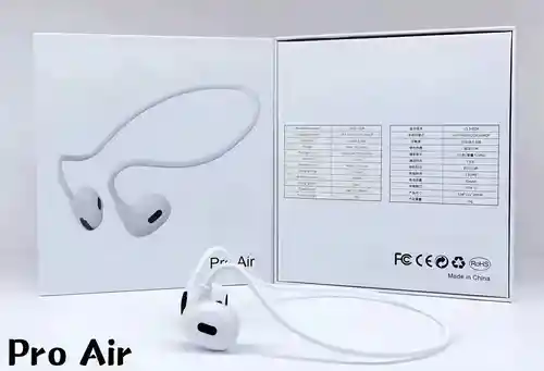 Audífonos Deportivos Blancos Inalámbricos Bluetooth Banda Cuello Pro Air