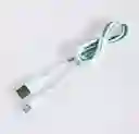 Cable De Carga Tipo Usb A Tipo C Verde Menta
