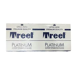 Cuchillas Barberia Treet Doble Filo Platinum Super X 100und