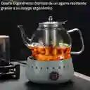 Tetera En Vidrio De 1.2 Litros Con Filtro Infusor Extraíble