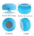 Bocina Bluetooth Impermeable Para Baño Con Ventosa Recargable