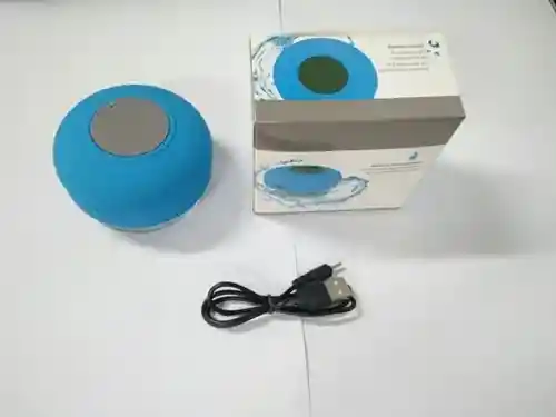 Bocina Bluetooth Impermeable Para Baño Con Ventosa Recargable
