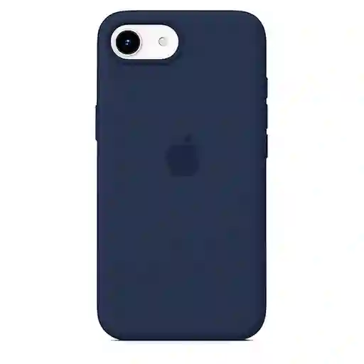 Silicon Case Iphone 16e Azul Oscuro