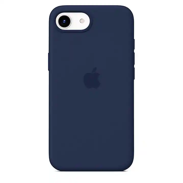 Silicon Case Iphone 16e Azul Oscuro