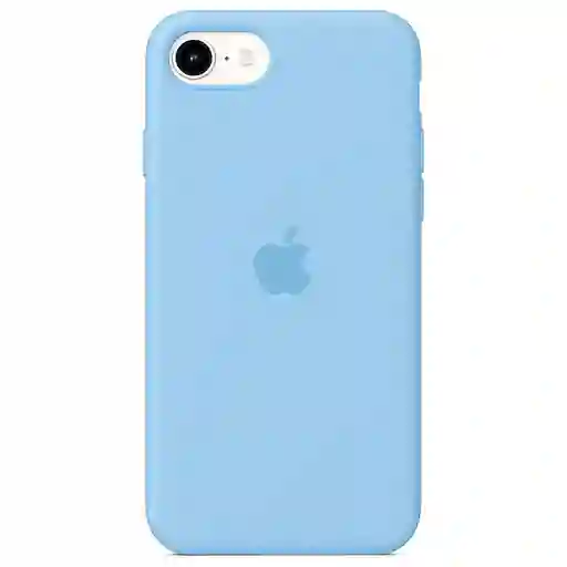 Silicon Case Iphone 16e Azul Clarito