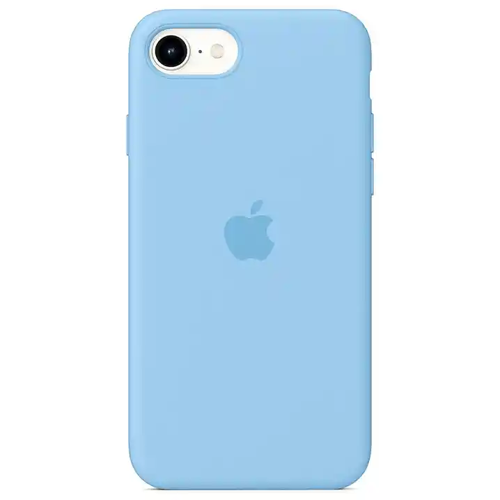 Silicon Case Iphone 16e Azul Clarito