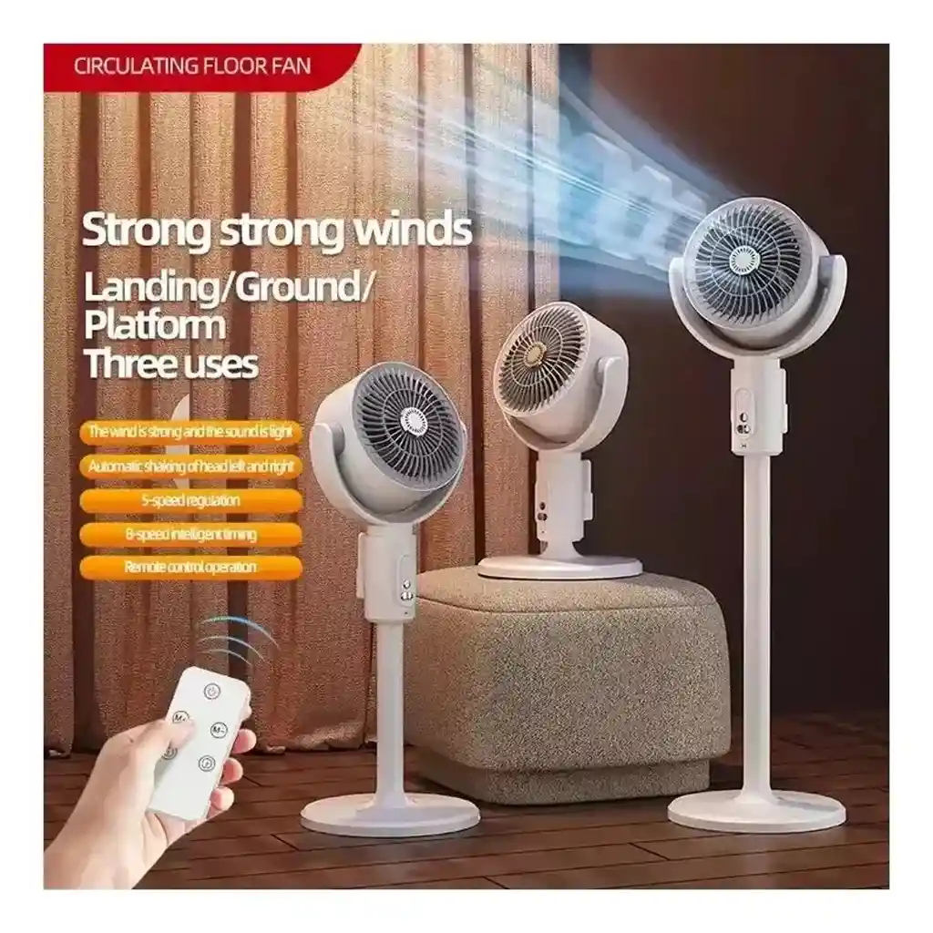 Ventilador De Pie F1 Con Control Remoto