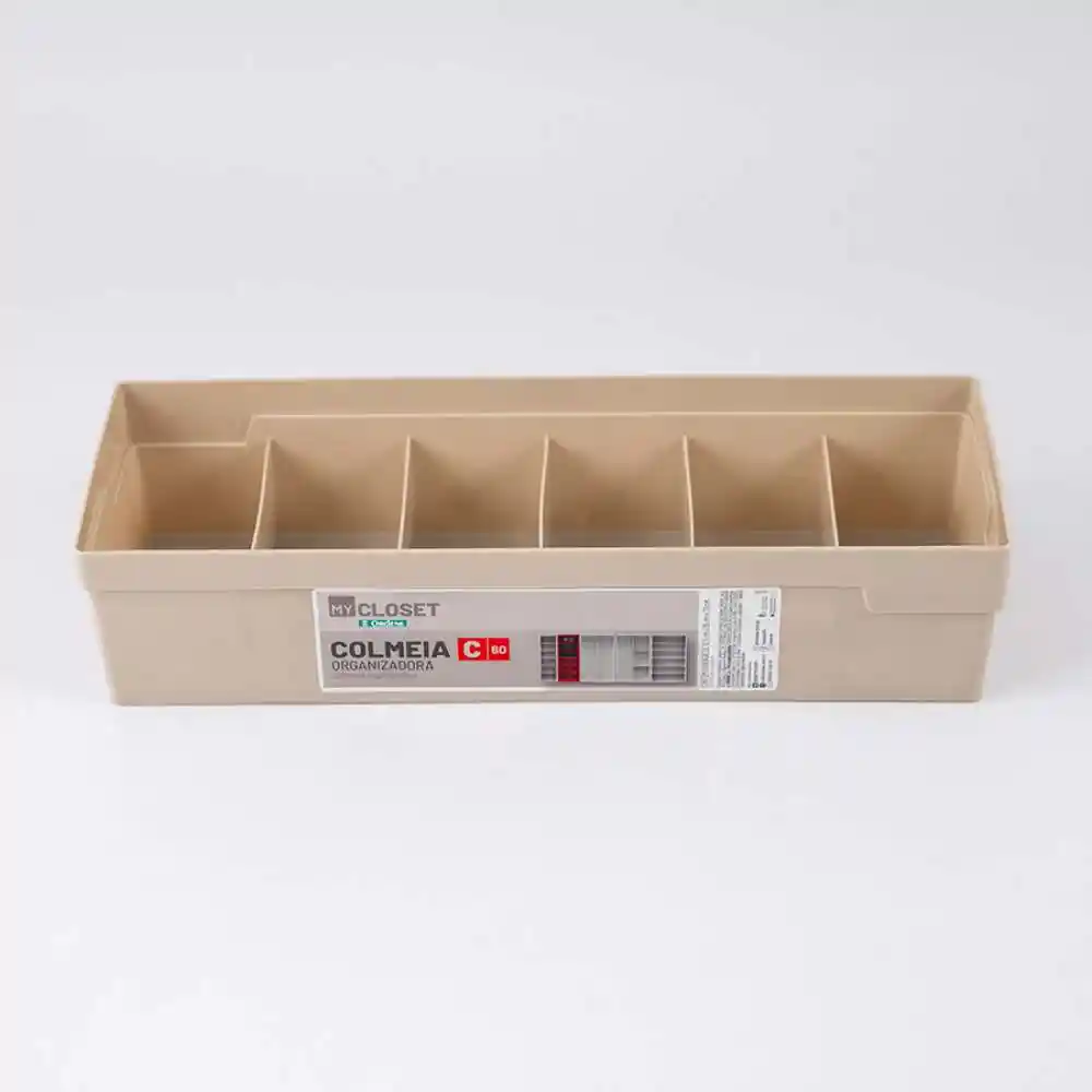 Canasta Ordene My Closet 12x35x35cm Plastico