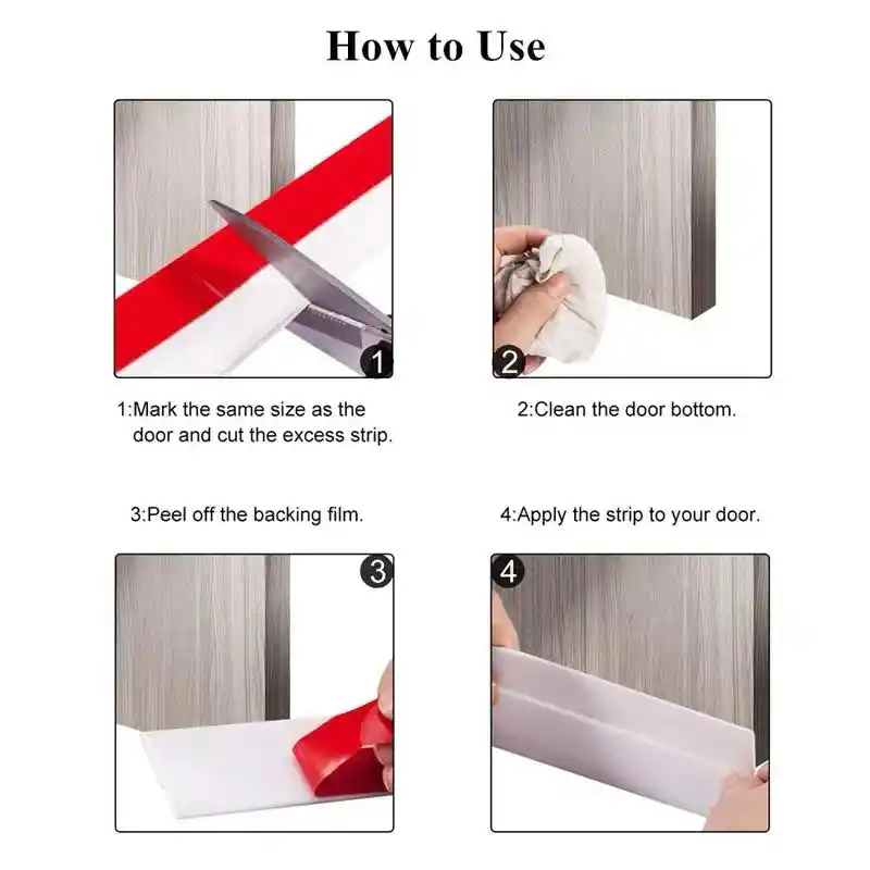 Tapón Silicona Guarda Polvo Para Puertas - Ajustable Color Café