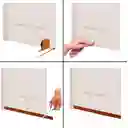 Tapón Silicona Guarda Polvo Para Puertas - Ajustable Color Café