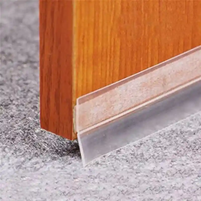 Tapón Silicona Guarda Polvo Para Puertas - Ajustable Color Café
