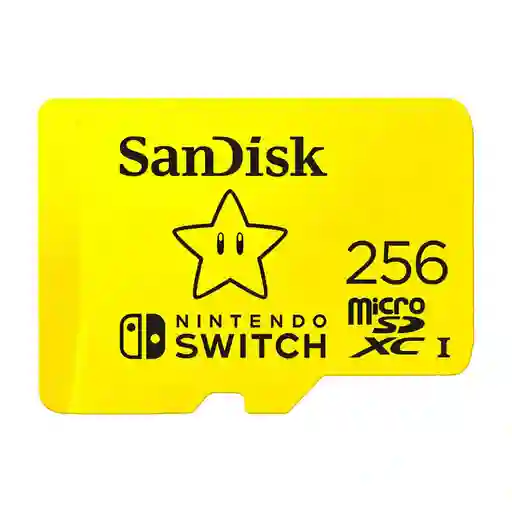 Tarjeta Para Nintendo Sandisk 256gb Microsdxc U3 Original