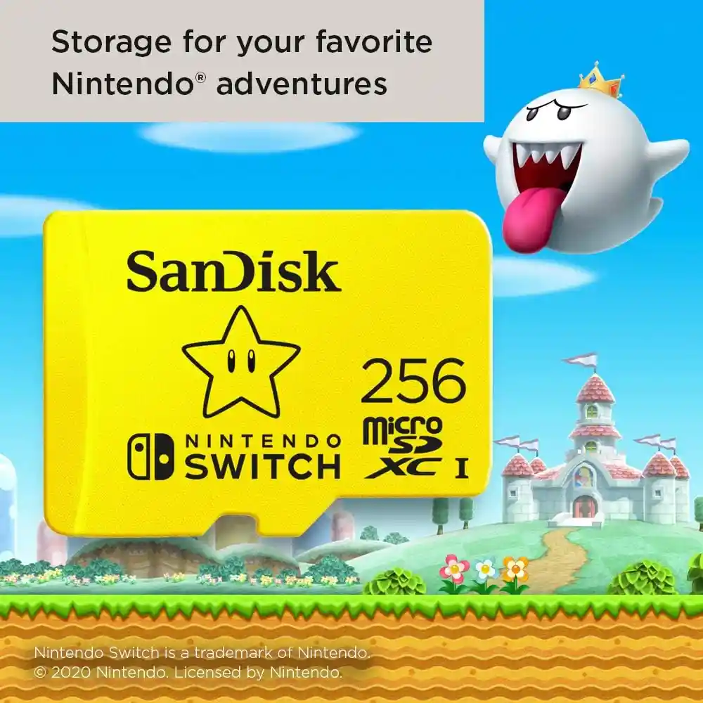 Tarjeta Para Nintendo Sandisk 256gb Microsdxc U3 Original