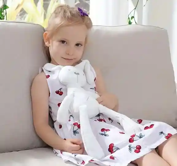 Peluche De Conejo Rosado