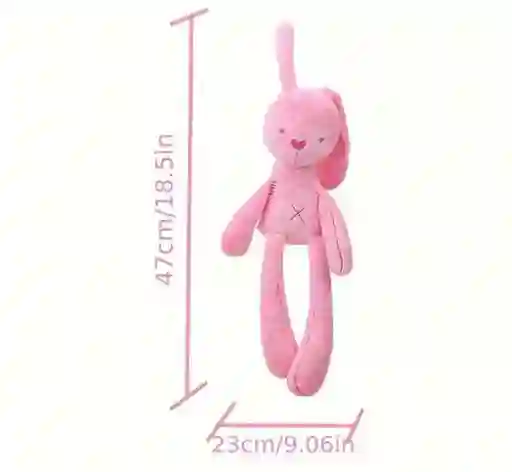 Peluche De Conejo Rosado