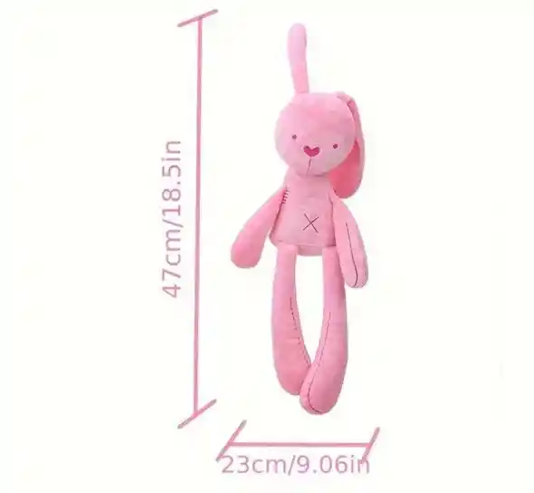 Peluche De Conejo Rosado