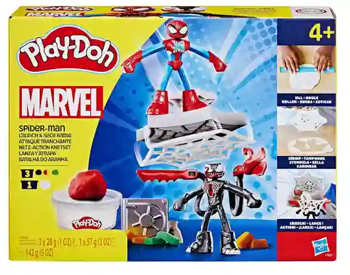 Juguete Play-doh Marvel Spider-man Batalla Para Niños