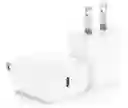 Adaptor Rapido Usb Tipo C Color Blanco