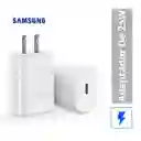 Adaptador Samsung 25w Tipo C Super Carga Rapida / Blanco