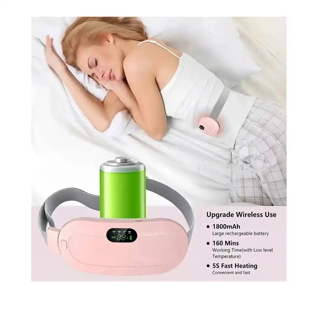 Almohadilla Termica Masajeador Electrico Dolor Menstrual Abs