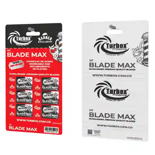 Cuchillas Afeitar Profesionales Platinum Max Turbox X 60 Unidades
