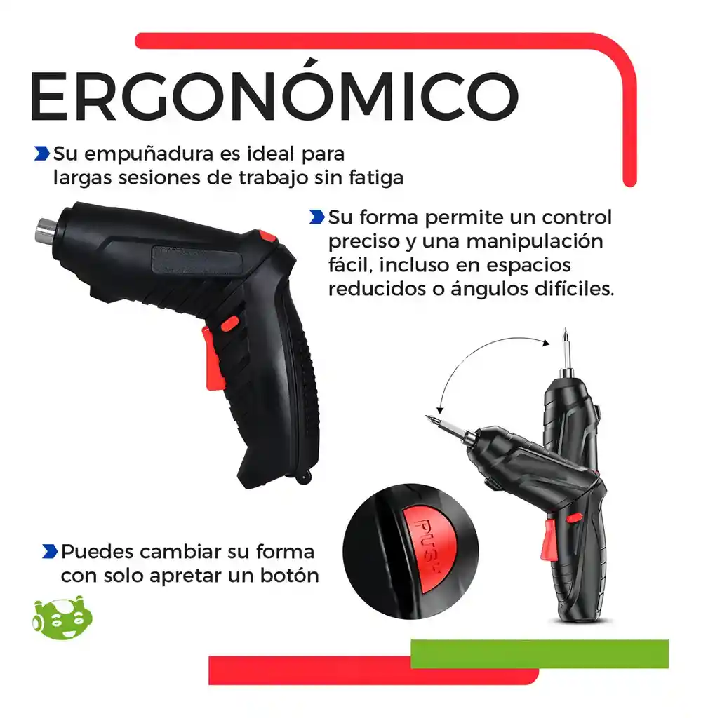 Kit Destornillador Eléctrico 48 Piezas Recargable Inalámbrico Slim Company Mini Atornillador De Precisión, Taladro Para Reparación