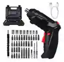 Kit Destornillador Eléctrico 48 Piezas Recargable Inalámbrico Slim Company Mini Atornillador De Precisión, Taladro Para Reparación